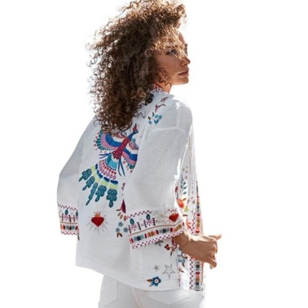 Johnny Was Embroidered Bohemian Kimono size medium